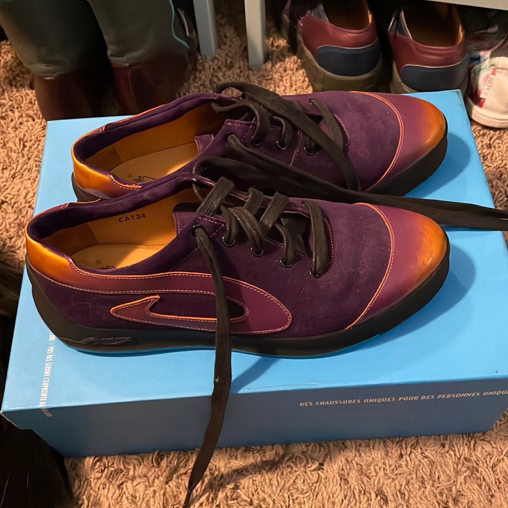 John Fluevog e type kickback purple mens 9